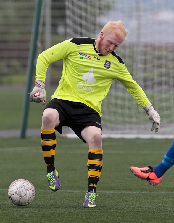 Halldór Ingvar Guðmundsson markvörður KF.