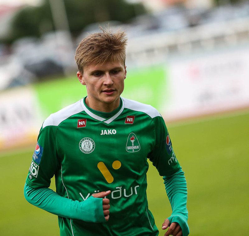 Davíð Kristján skoraði gegn ÍBV.