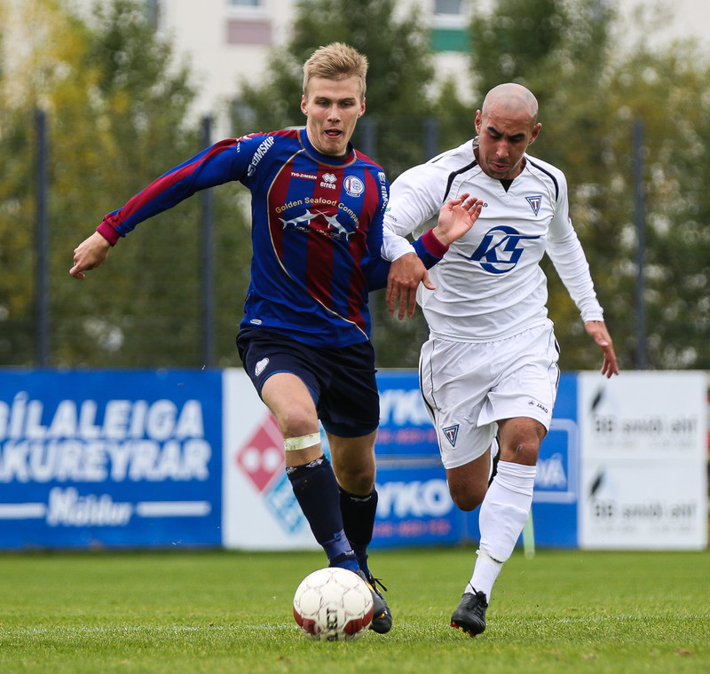 Kristin Justiniano Snjólfsson (til hægri) er kominn í Sindra.