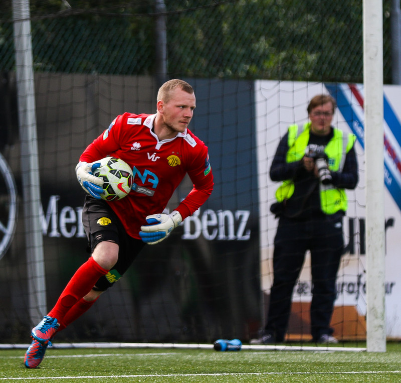 Markvörðurinn Árni Snær Ólafsson.