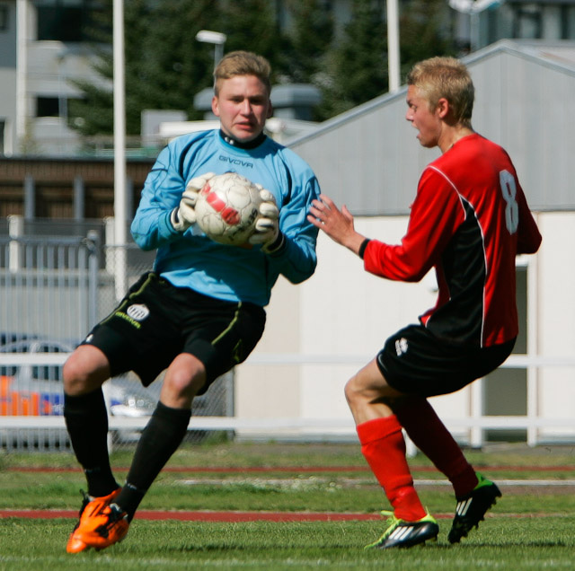 Ásgeir Þór Magnússon var valinn bestur.