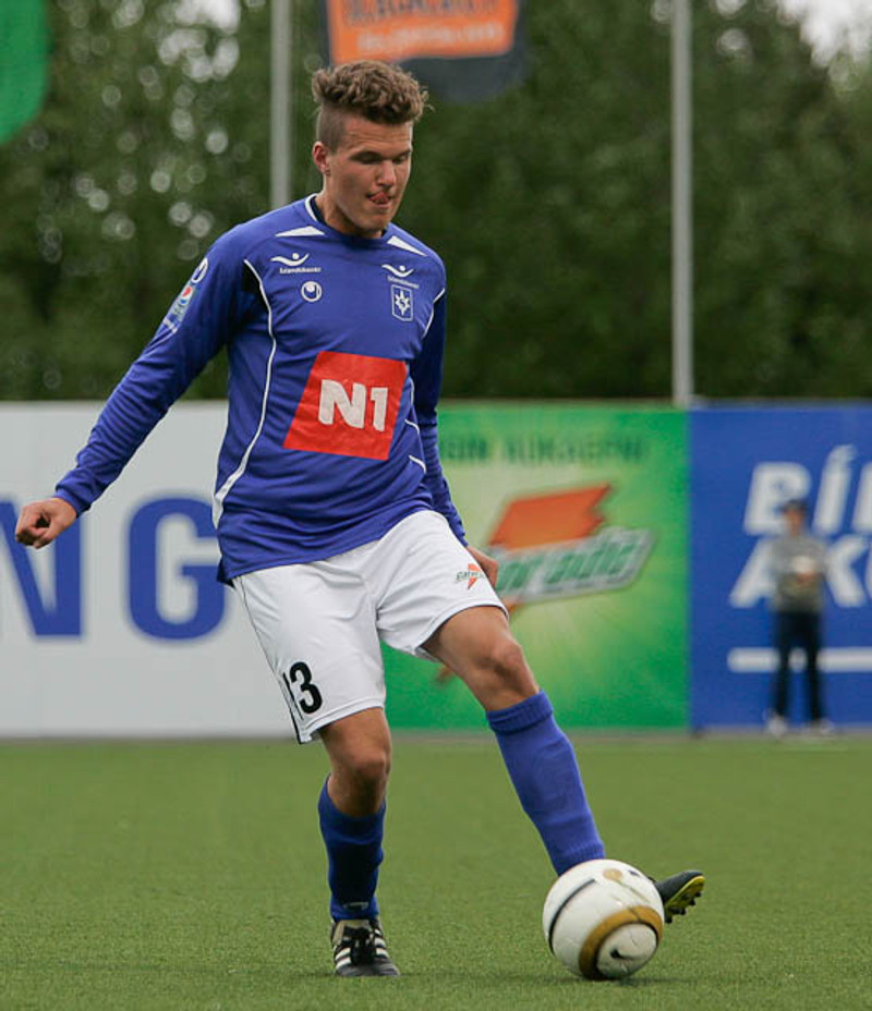Scholz í leik með Stjörnunni 2012.