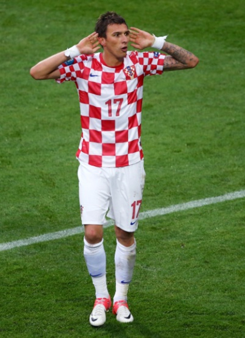 Mario Mandzukic, framherji Króata og Bayern, þarf að fá að heyra alvöru læti.