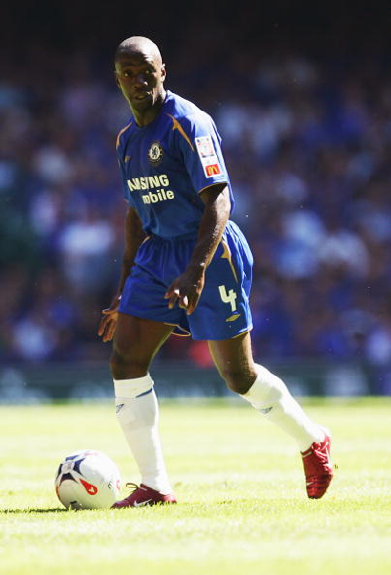 Makelele vann fjölda titla með Chelsea og Real Madrid á leikmannaferli sínum.