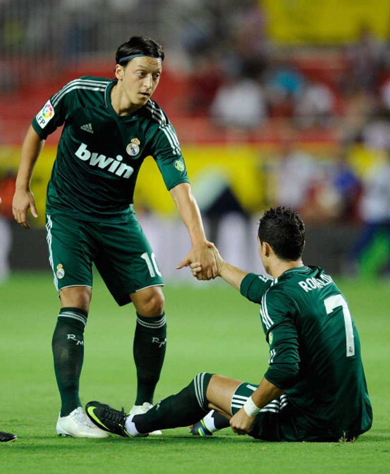 Mesut Özil var geggjaður hjá Real Madrid