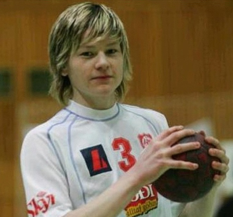 Þótti mjög frambærilegur handboltamaður.