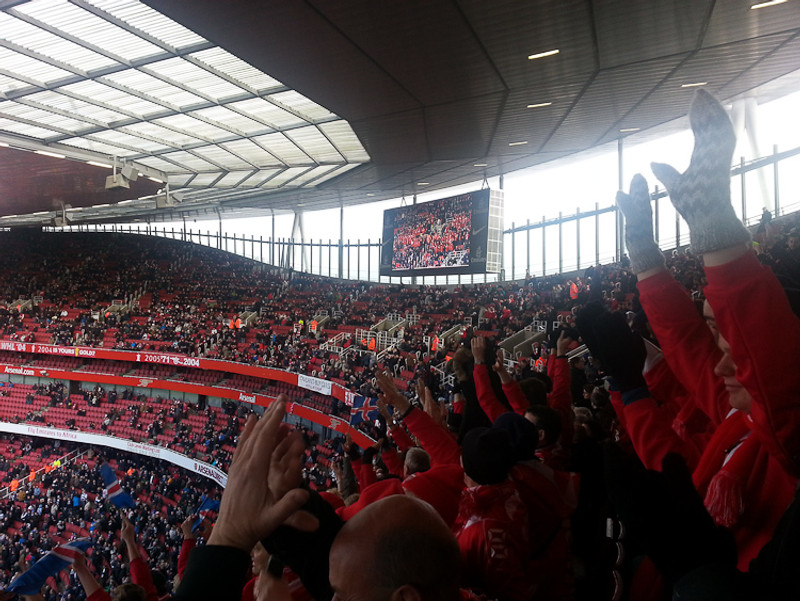 240 manna hópferð Arsenal stuðningsmanna (Myndir)