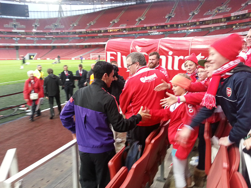 240 manna hópferð Arsenal stuðningsmanna (Myndir)