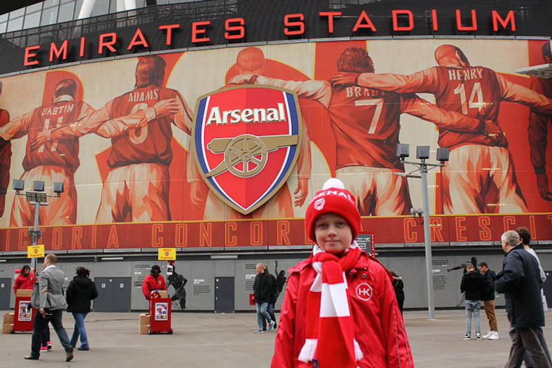 240 manna hópferð Arsenal stuðningsmanna (Myndir)