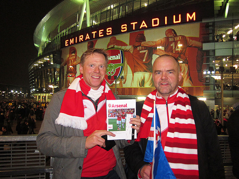 240 manna hópferð Arsenal stuðningsmanna (Myndir)