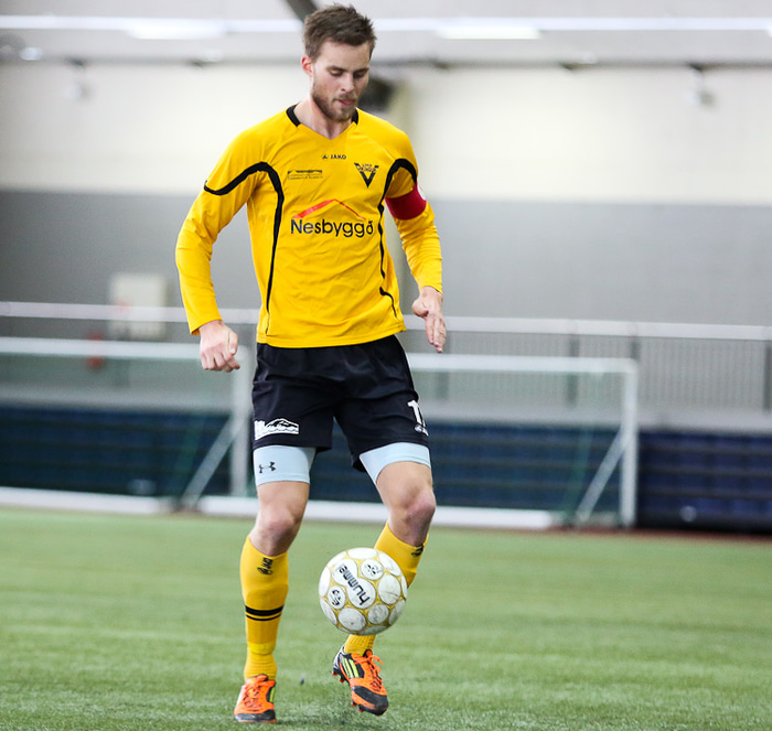 Guðmundur Steinn Hafsteinsson skoraði sigurmark Víkinga.