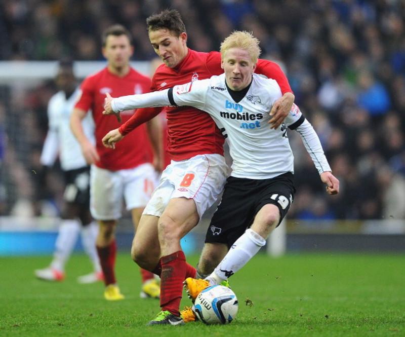 Will Hughes miðjumaðiur Derby.