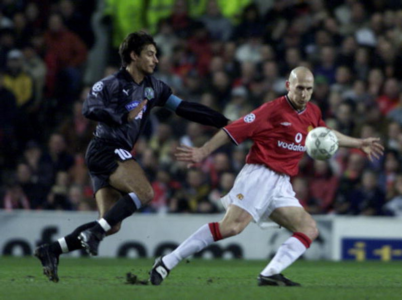 Jaap Stam lék með Manchester United 1998-2001.