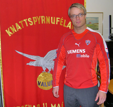 Þorvaldur Makan kominn í Valstreyjuna.