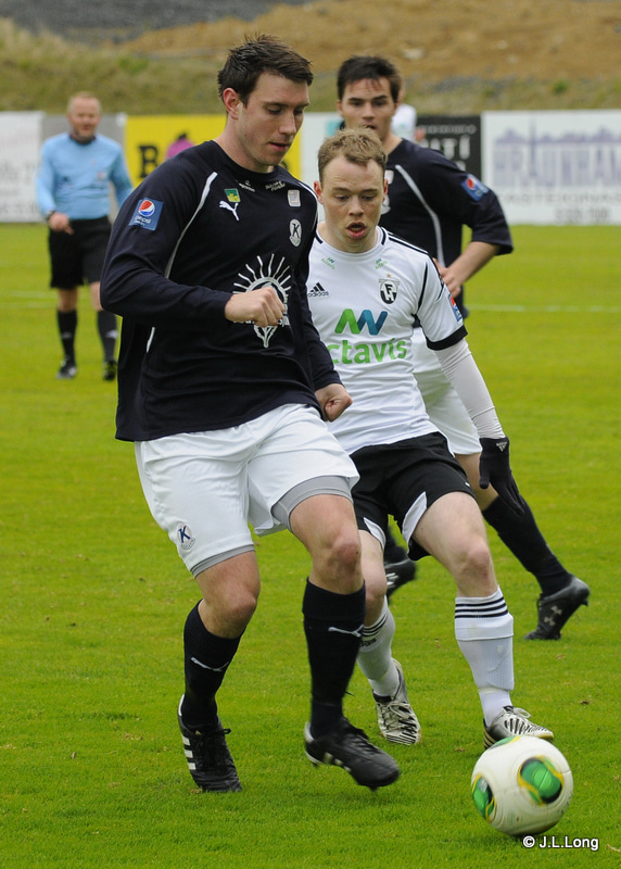 Varnarmaðurinn Halldór Kristinn Halldórsson.