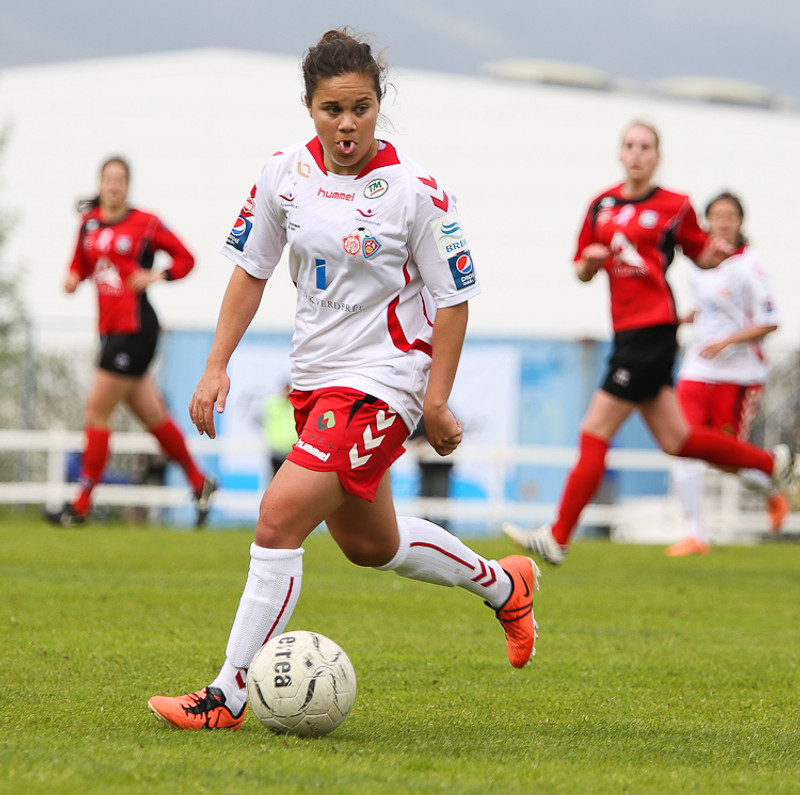 Í leik með Þór/KA sumarið 2013.
