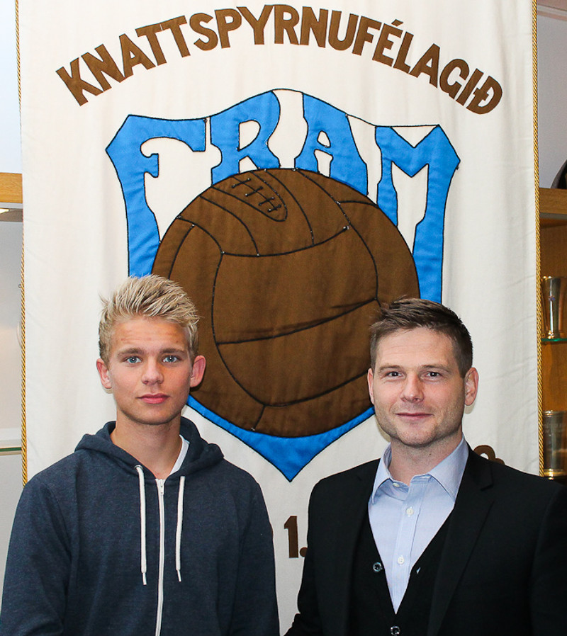 Alexander Már steig sín fyrstu skref í Pepsi-deildinni með ÍA í sumar.