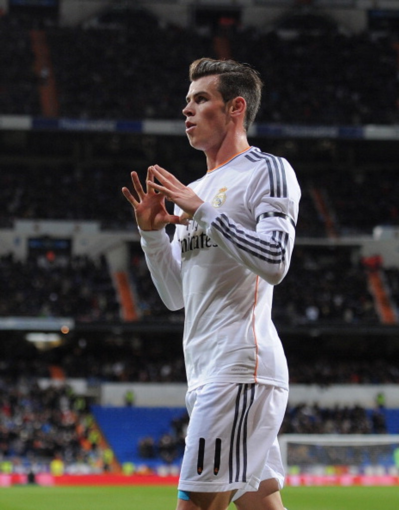 Bale í leik með Real Madrid.