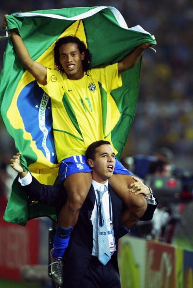Ronaldinho í besta skapi.