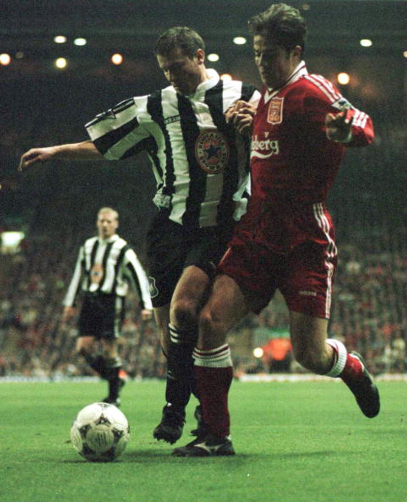 Úr ótrúlegum leik Liverpool og Newcastle.