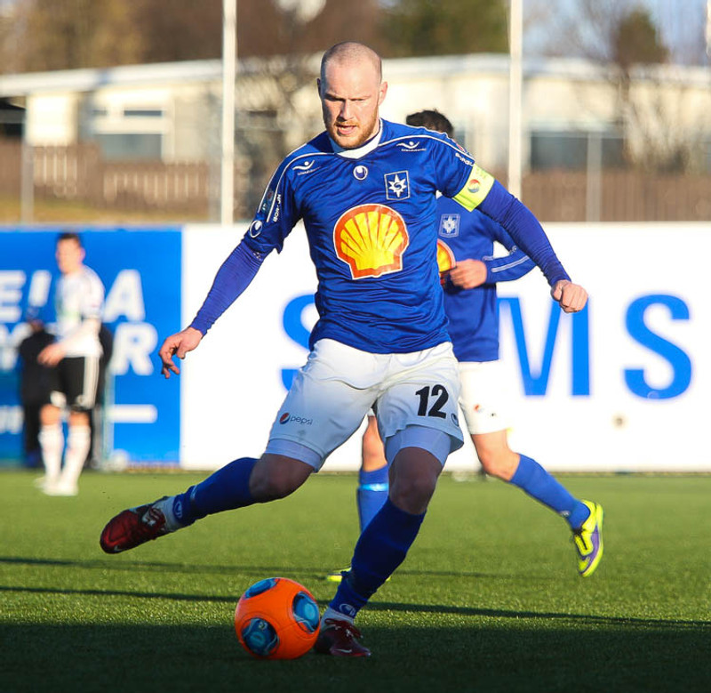 Michael Præst, fyrirliði Stjörnunnar.