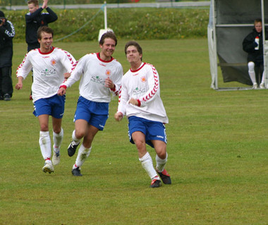 Adolf Sveinsson, leikmaður Reynis, varð markakóngur í deildinni.