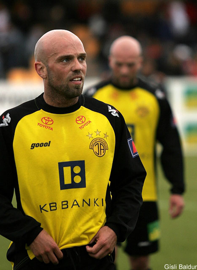Bjarki Gunnlaugsson lék með Preston.