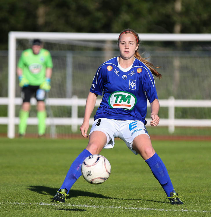 Í leik með Stjörnunni árið 2014