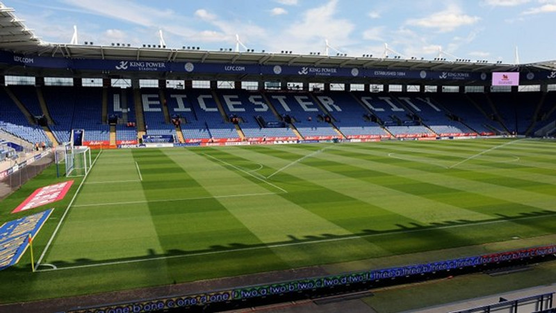 King Power leikvangurinn, heimavöllur Leicester.