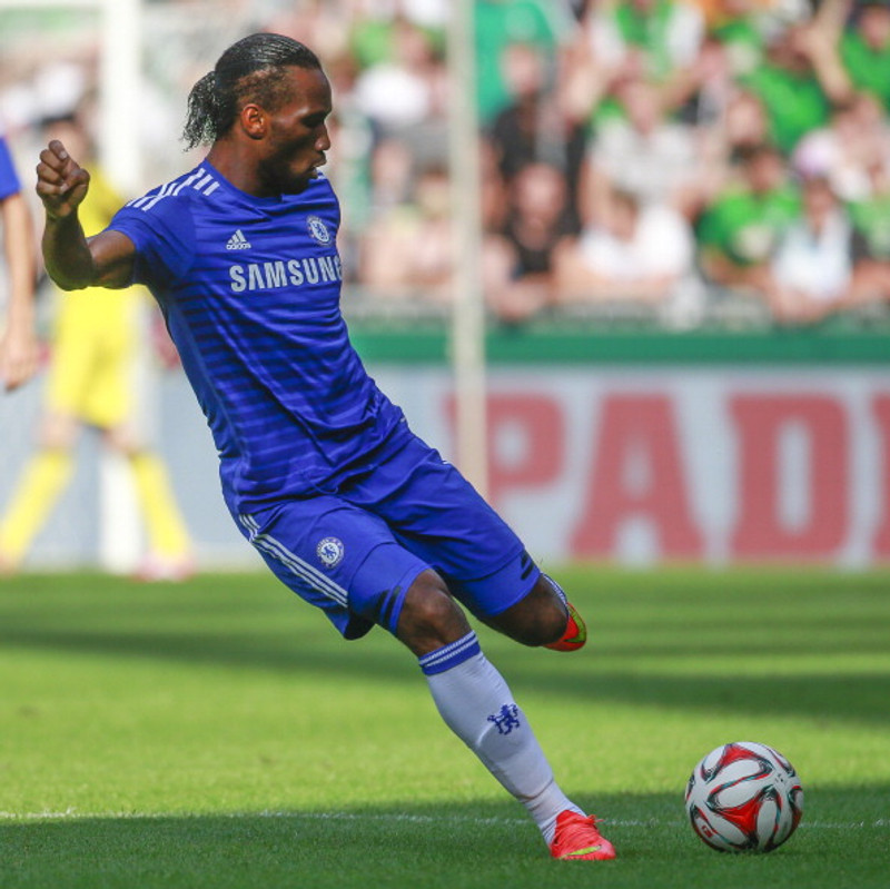 Didier Drogba er frammi.
