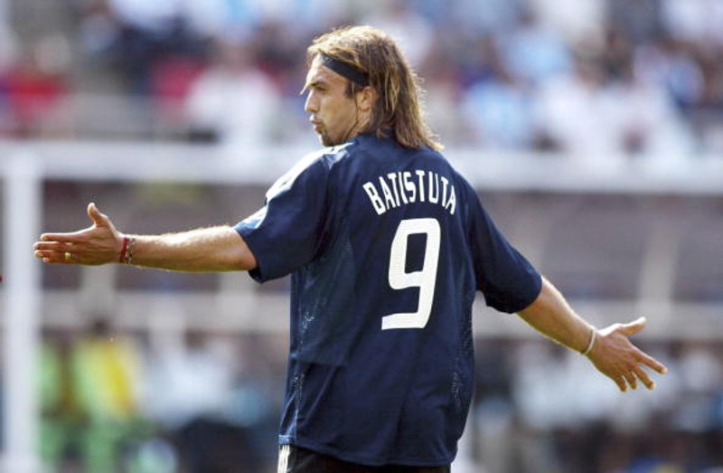 4) Gabriel Batistuta - Batigol var magnaður leikmaður og algjör goðsögn en náði aldrei að spila í útsláttarkeppni Meistaradeildarinnar!