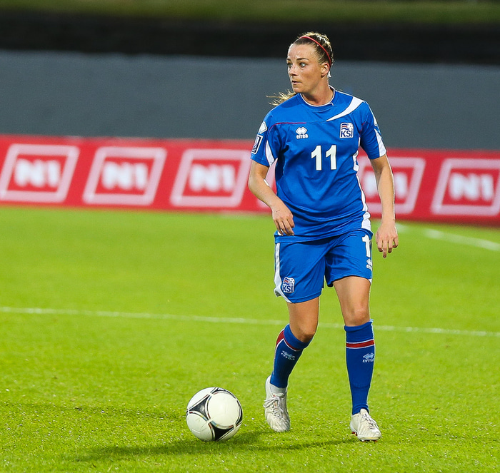 Hallbera Gísladóttir - landsliðskona og leikmaður Breiðabliks.