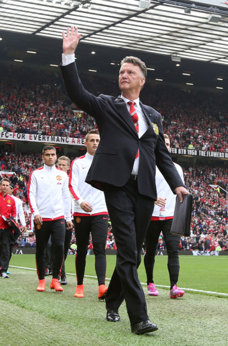 Louis van Gaal, stjóri Manchester United.