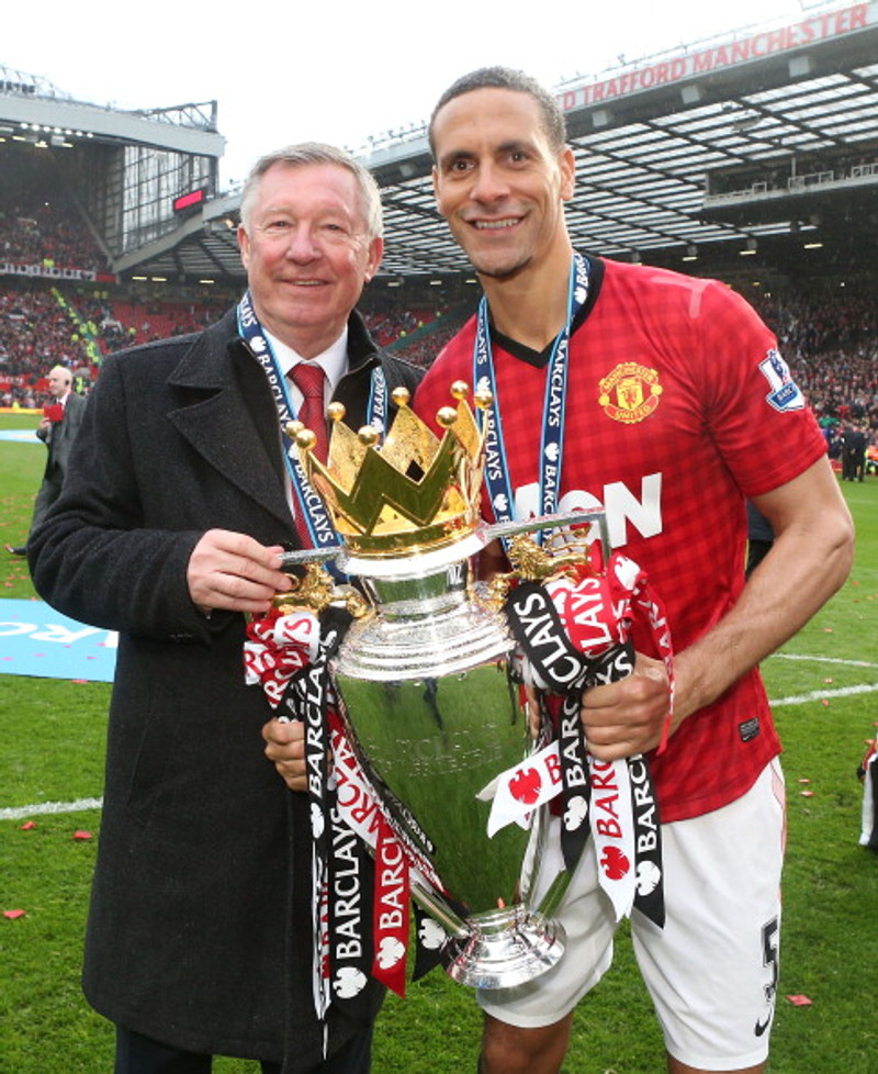 Sir Alex Ferguson stýrði Manchester United til sigurs í ensku úrvalsdeildinni þrettán sinnum.