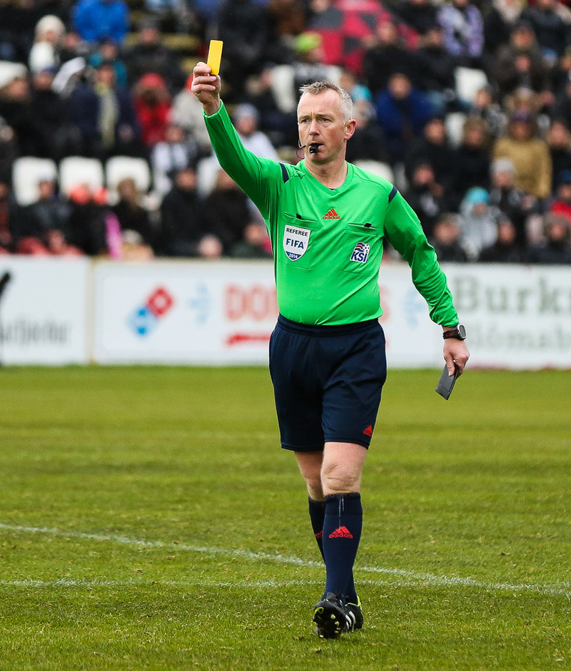 Kristinn Jakobsson er sá dómari frá Íslandi sem hefur náð lengst á alþjóðlegum vettvangi.