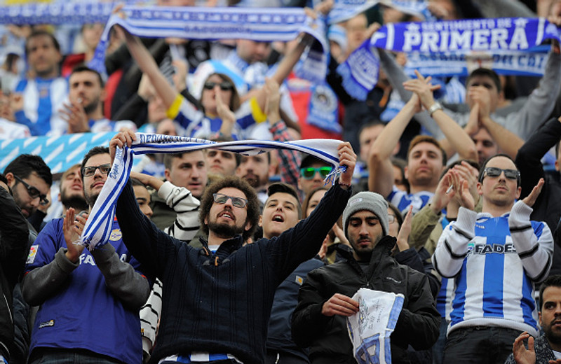 Stuðningsmenn Deportivo La Coruna hafa séð bjartari tíma.