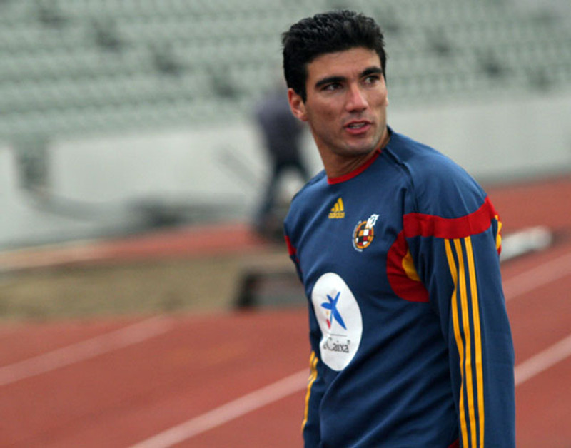 Jose Antonio Reyes á Laugardalsvelli.