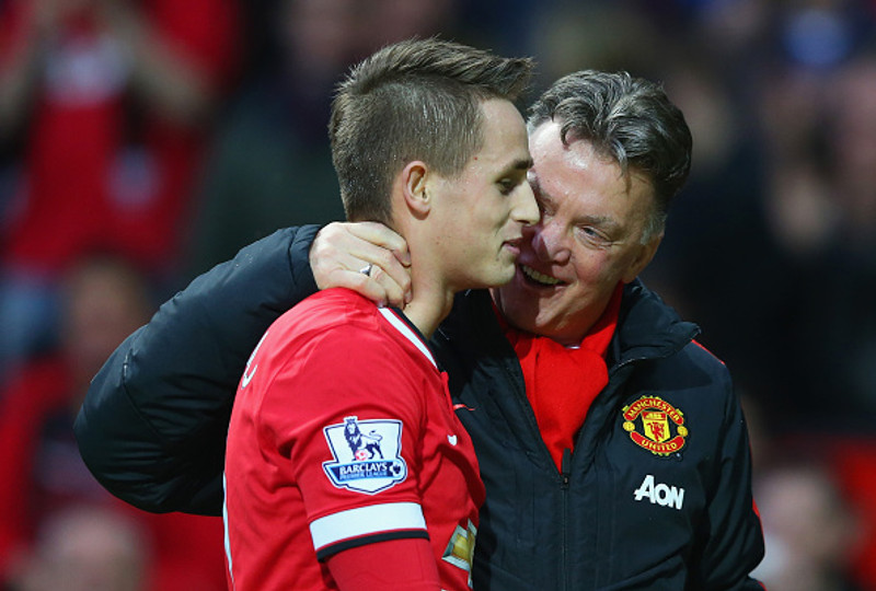 Lék undir stjórn Van Gaal hjá United.