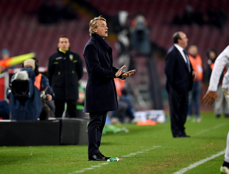 Roberto Mancini, þjálfari Inter.