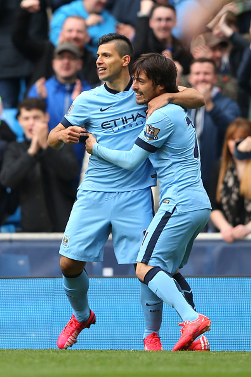 Sergio Aguero og David Silva eru lykilmenn hjá Manchester City.
