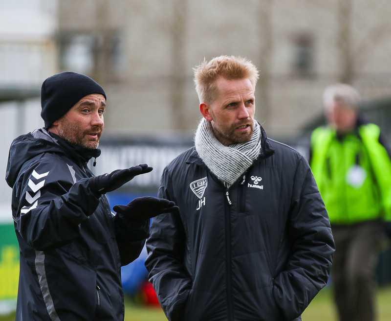 Jóhannes Harðarson þjálfari ÍBV.