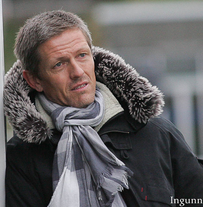 Arnar Grétarsson var sáttur í leikslok.