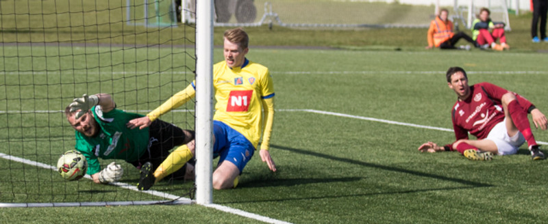 Myndaveisla: KA og Selfoss skildu jöfn í baráttuleik