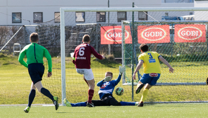 Myndaveisla: KA og Selfoss skildu jöfn í baráttuleik