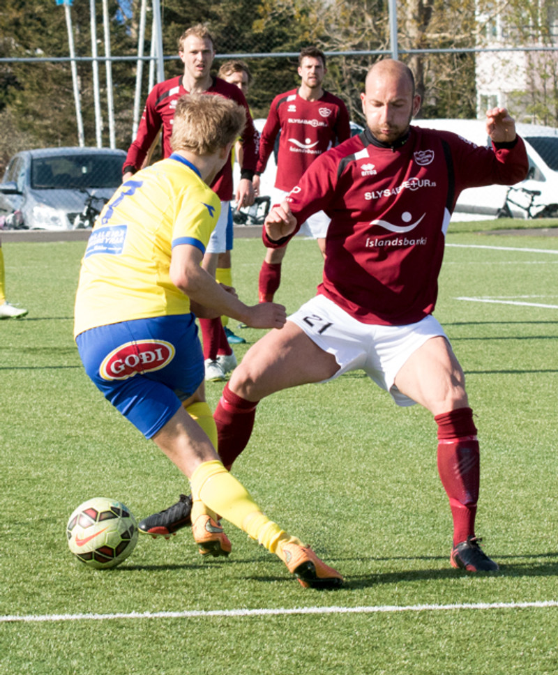Myndaveisla: KA og Selfoss skildu jöfn í baráttuleik