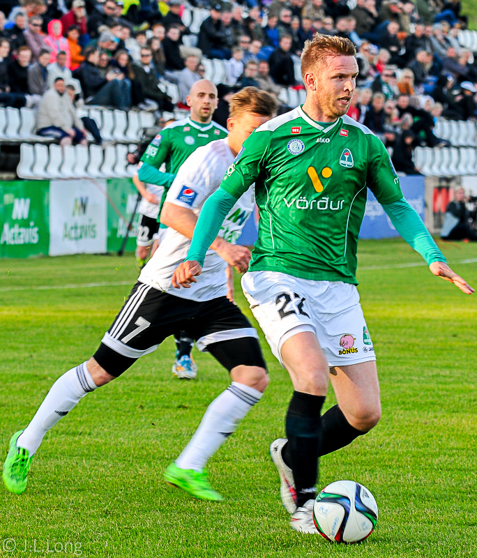 Ellert Hreinsson kom Blikum yfir snemma leiks.