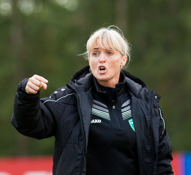 Kristrún Lilja Daðadóttir þjálfar Augnabliks í Lengjudeild kvenna.