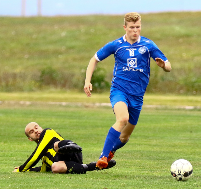 Ein fimm ára gömul af Viktori Daða.