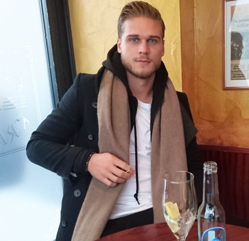 Viðtalið við Rúrik var tekið á Kringlukránni.