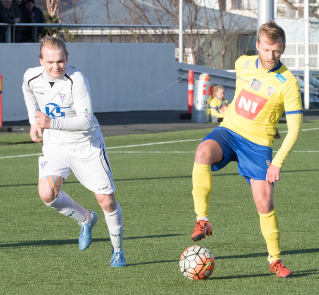 Frá leik Tindastóls og KA í fyrra.